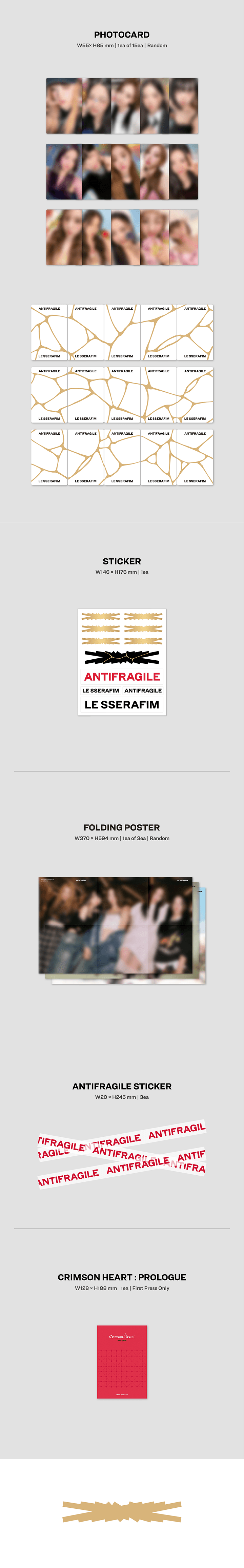 Image of LE SSERAFIM - ANTIFRAGILE