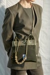 BABI BAG  - Sage green / Dark forest