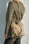 SUEDE BABI BAG - Sand 