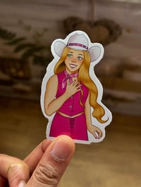 Image of Barbie sticker