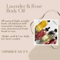 Lavender & Rose Body Oil 