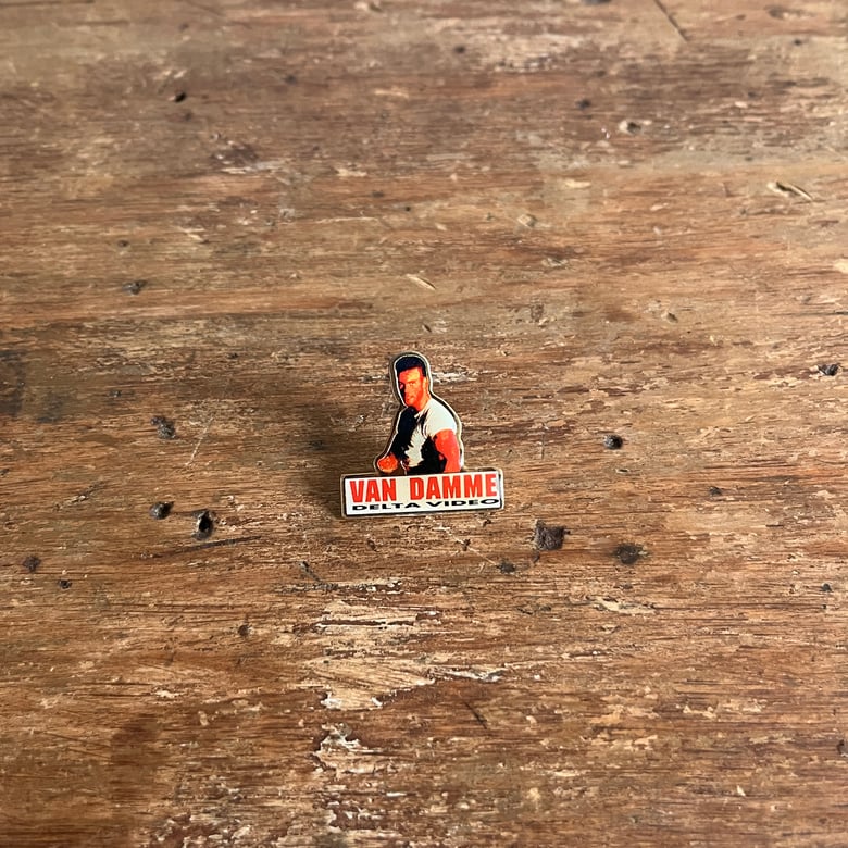 Image of Van Damme Death Warrant Enamel Pin