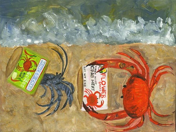 Image of Beach Crabs - limited edition print