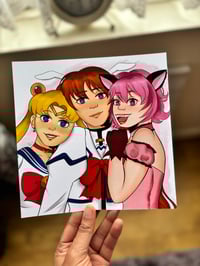 Image 2 of Magical girls print
