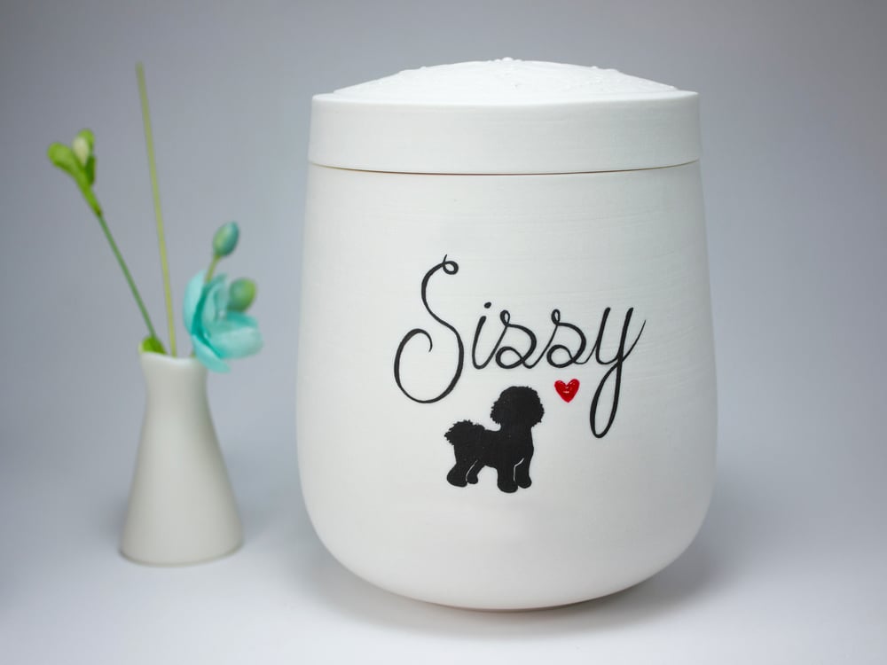Image of Sweet Shadow Small Dog Urn