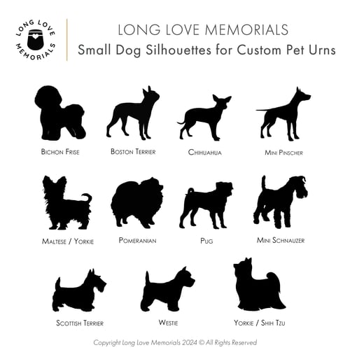 Image of Sweet Shadow Small Dog Urn