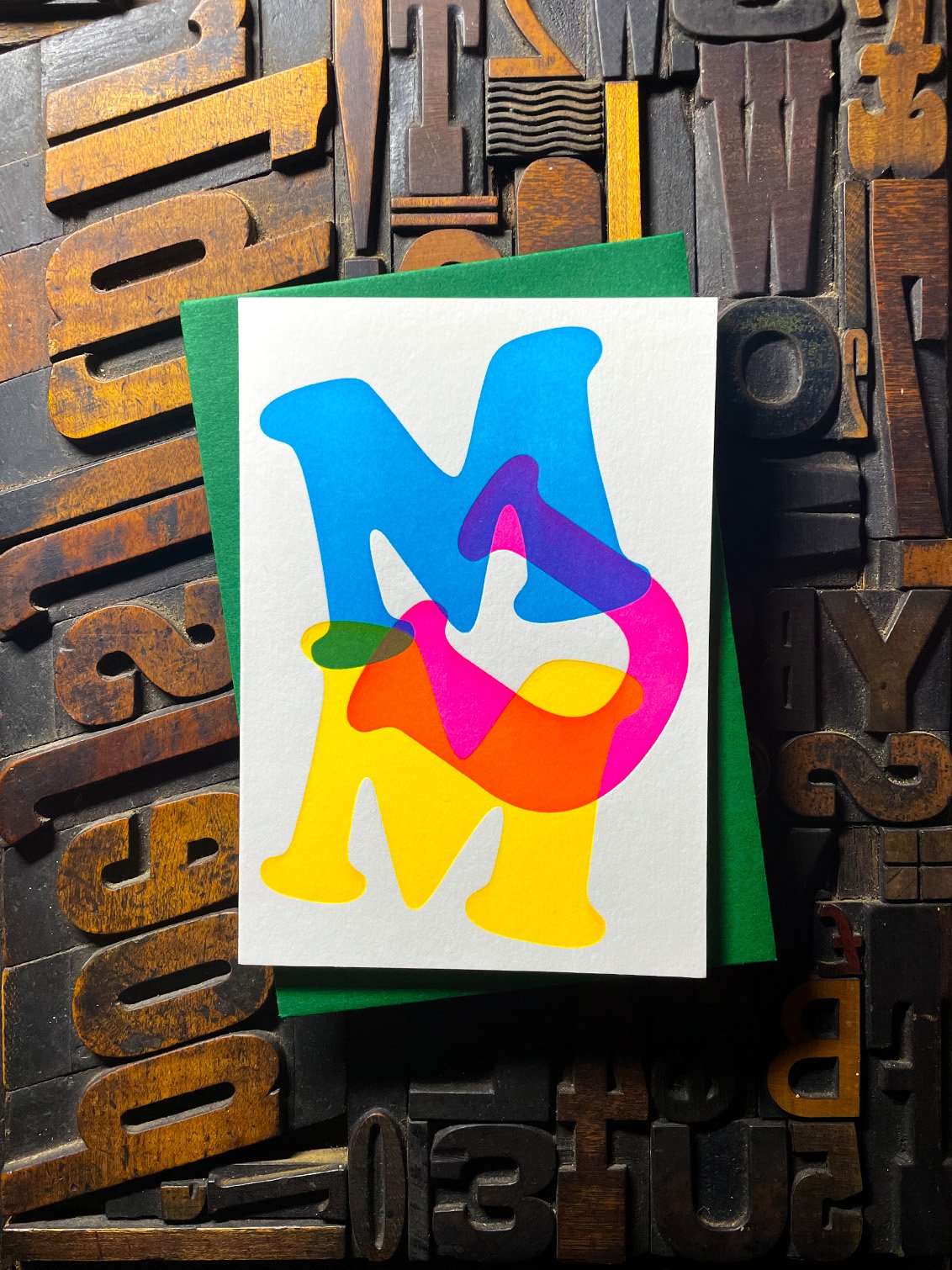 Mother's Day Card / Technicolour | Studio 55 Letterpress