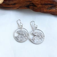 Tuatara Coin Earrings *Made to Order*