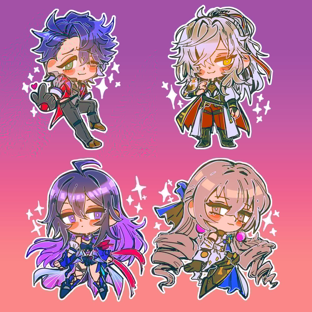 Chibi Honkai Star Rail Charms