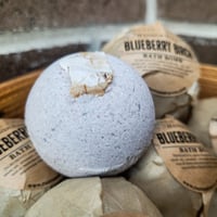 Image 1 of Blueberry + Birch Bath Bomb