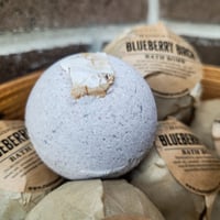 Image 2 of Blueberry + Birch Bath Bomb