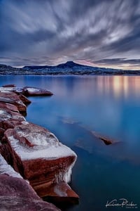 Abiquiu Winters Sunset 