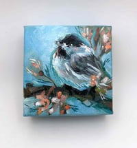 Image 1 of Lovely Day – Chickadee mini painting
