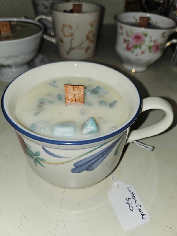 Image of Cotton Candy - TEA CUP CANDLEotto