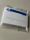 BART(50 PIECES)- EGGSHELL BLANKS (4X2.5")