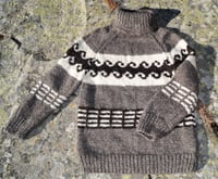 Image 5 of Northern waves - Farm wool sweater - Ready to ship