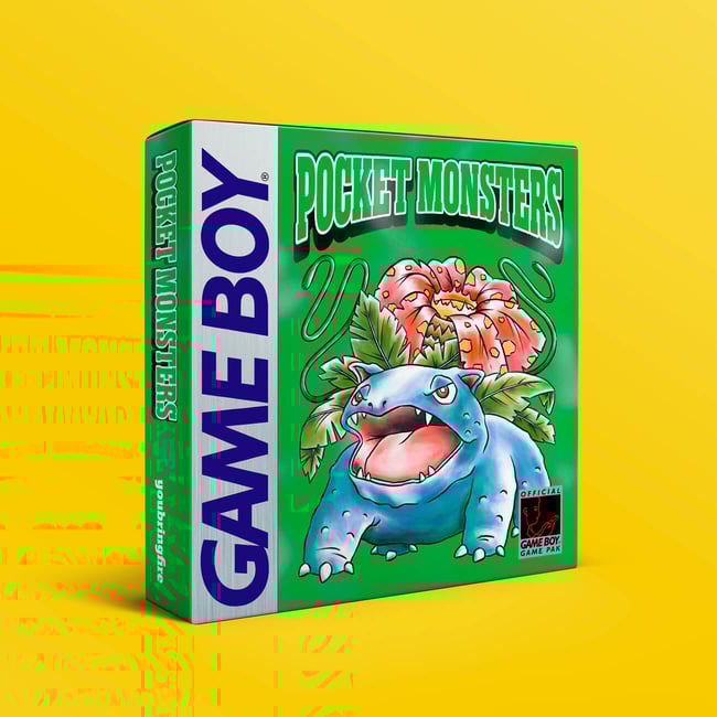 Gameboy Box Mockup