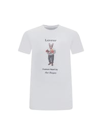 Image 3 of T-shirt Loveur blanc 