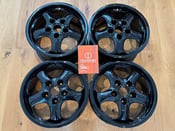 Image of Genuine Porsche 968 Cup 2 17" 5x130 Alloy Wheels Gloss Black REFURBISHED