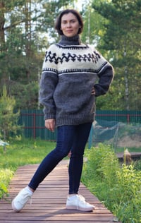 Image 2 of Norwegian farm wool sweater - Ready to ship