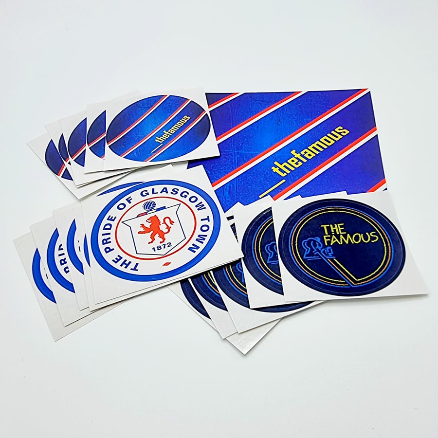 Image of Famous Sticker Pack - FREE P&P