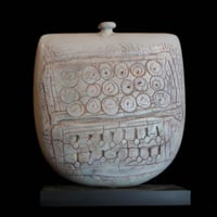 Image 2 of PETER HAYES - UNIQUE CERAMIC 'BOTTLE' SCULPTURE