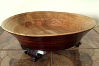 Image 2 of Sycamore fruit bowl with urushi