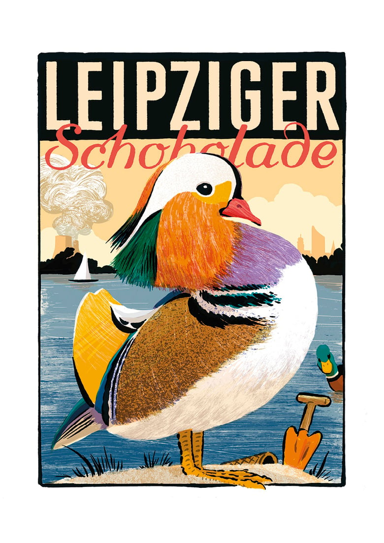 Image of Leipziger Schokolade »Mandarinente«
