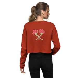 Crop Sweatshirt - Clavel Flamenco