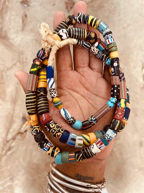Image of Antique African Trade Beads (multicolored)