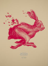 Image of Hare in dissolution - Silkscreen Print large