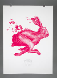 Image of Hare in dissolution - Silkscreen Print large