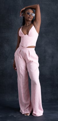 Image 2 of Rose Bliss Pleated Pants