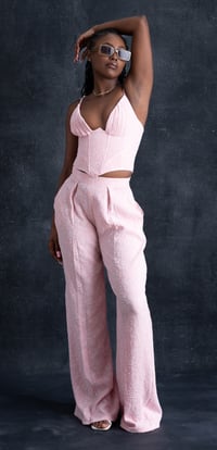 Image 4 of Rose Bliss Pleated Pants