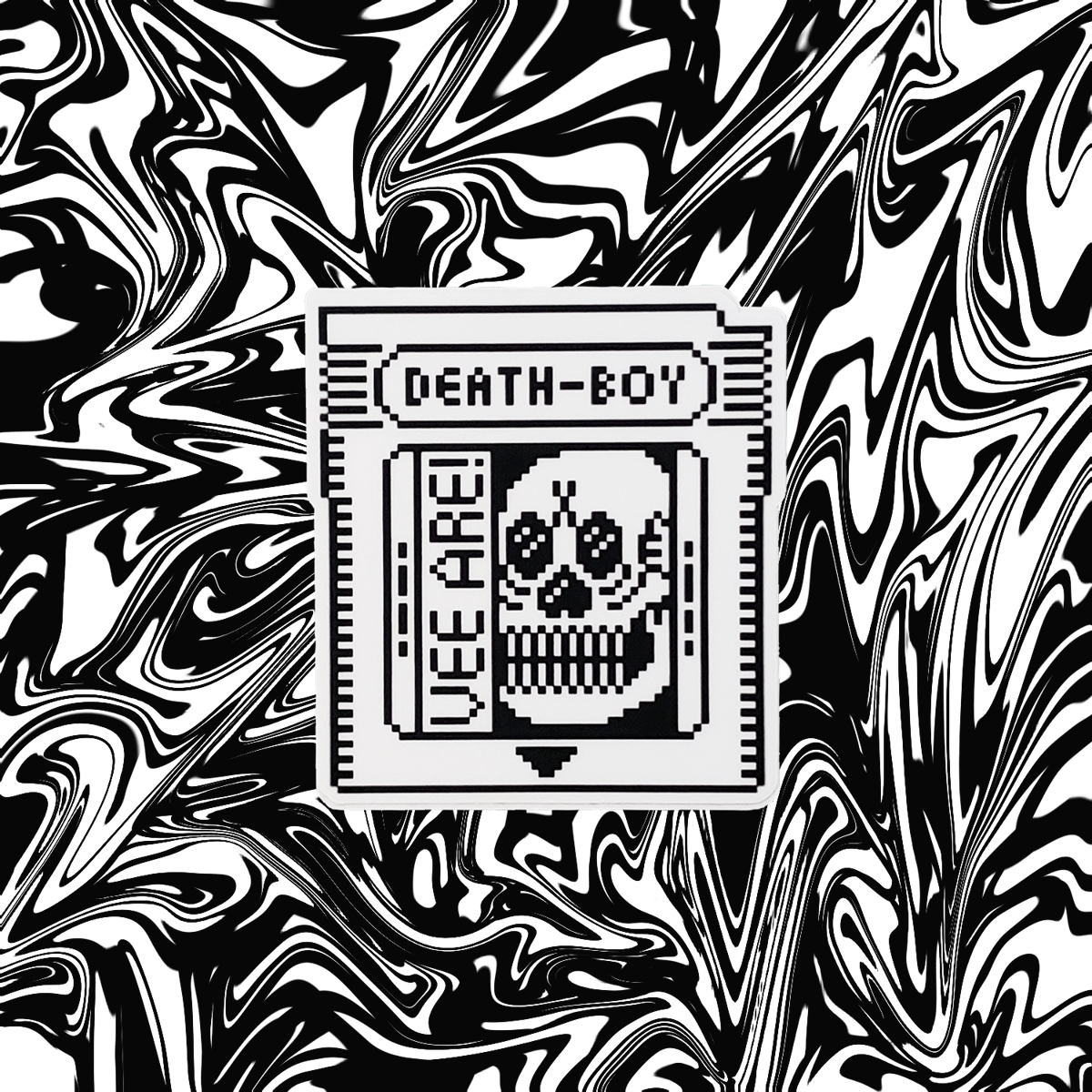 Image of Death-Boy - Retro Sticker