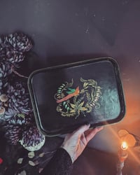 Image 1 of Lacquered bird tray 