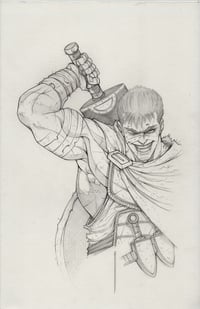 GUTS BERSERK ORIGINAL ART SIGNED