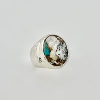 Image 2 of Custom Kingman Mine Turquoise Ring