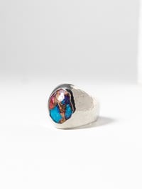 Image 3 of Custom Kingman Mine Turquoise Ring