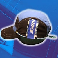 Image 2 of Blue/Black NIKE TN 5 PANEL HAT (2/2)