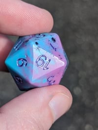 Image 5 of Soft Plum and Turquoise Standard D20 Single