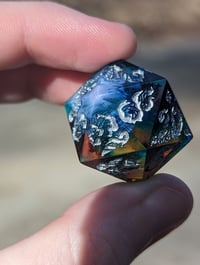 Image 2 of Deep Rainbow Fairy Fire 20mm D20 Single