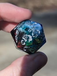 Image 3 of Deep Rainbow Fairy Fire 20mm D20 Single