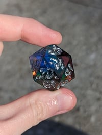 Image 1 of Deep Rainbow Fairy Fire 20mm D20 Single