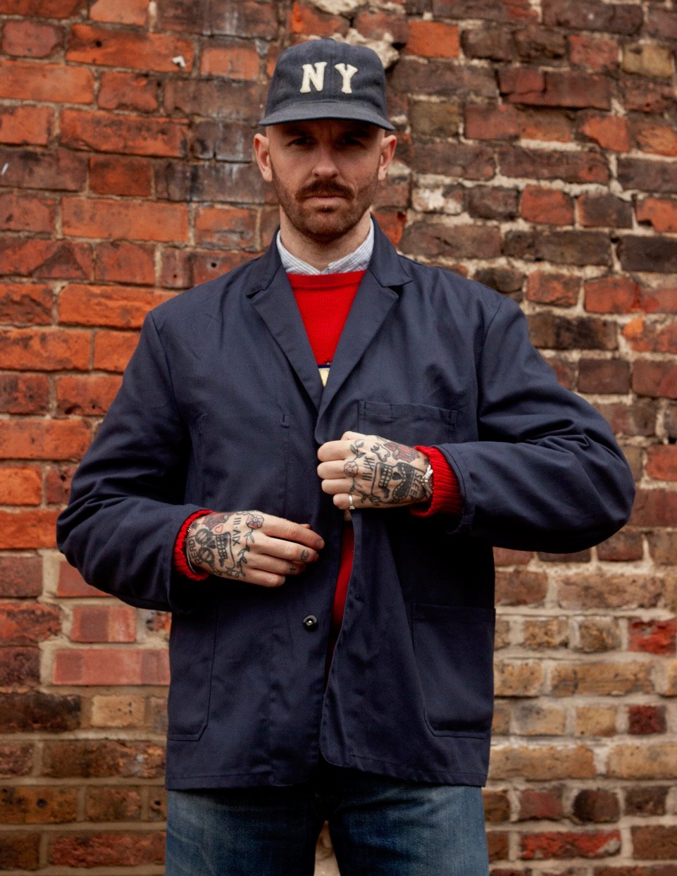 WORNE x AWMS THE DIBNAH JACKET (NAVY) 