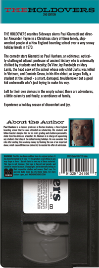 Image 2 of THE HOLDOVERS CUSTOM VHS (MEDITATIONS VARIANT)