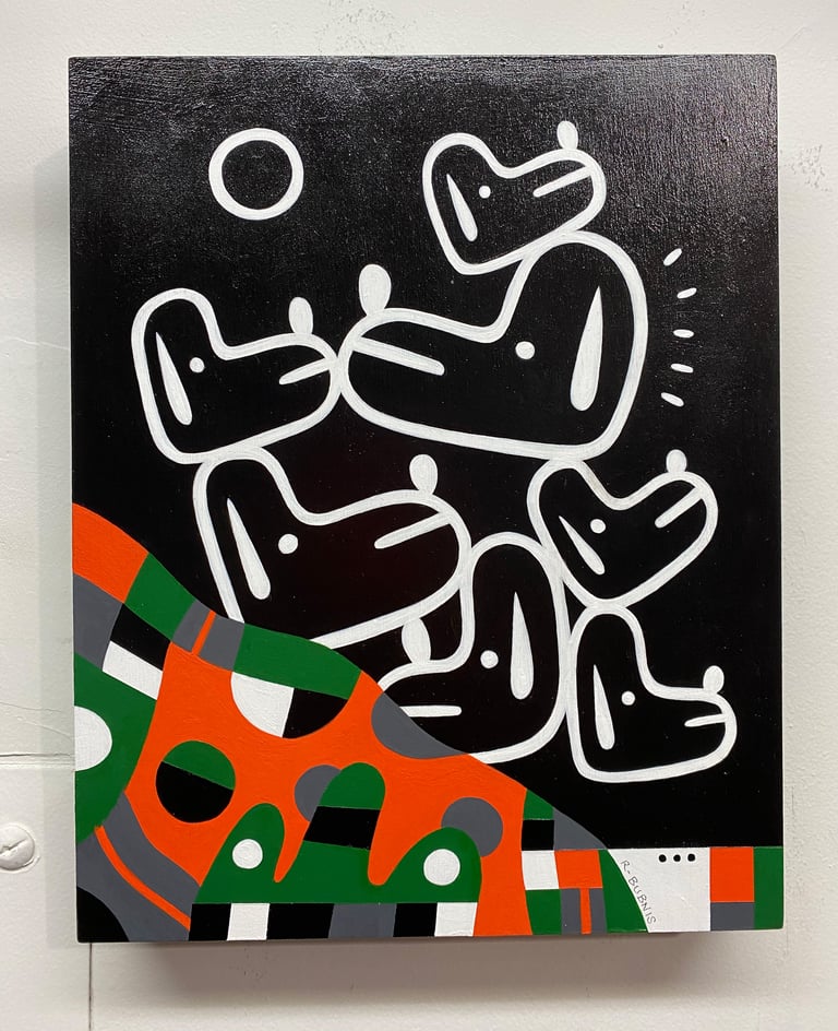 DOGGO AFTER STUART DAVIS PAINTING Image 3