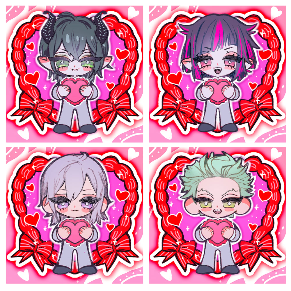 TWST Valentines Laminated Charm