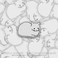 Anxiety Cat - Cat Loaf Sticker