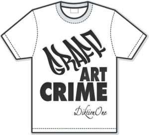Image of DiktionOne- Graff Art Crime Womens T-Shirt